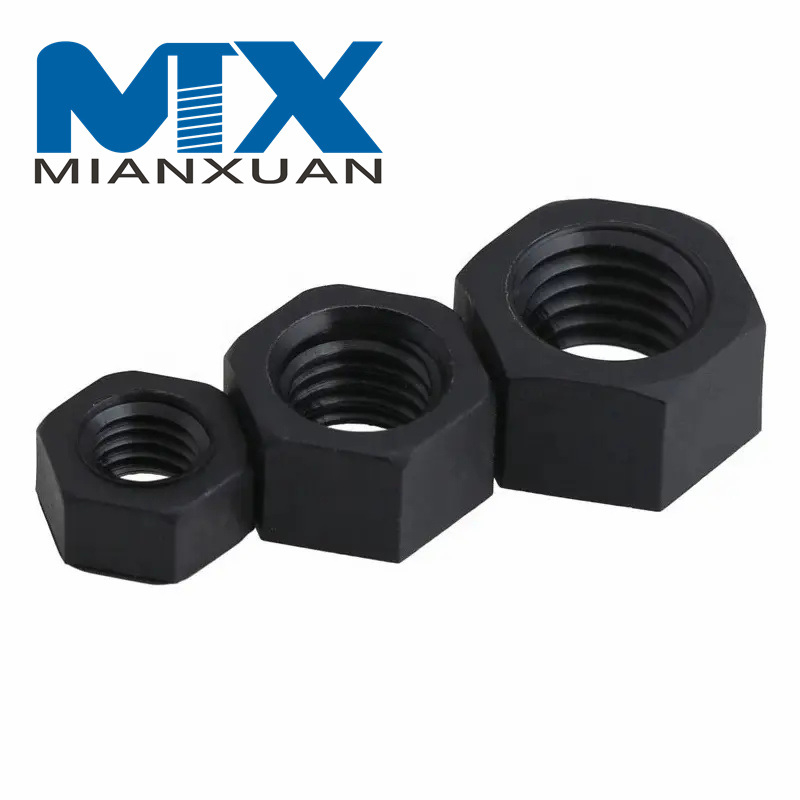 Tuercas hexagonales de nailon y poliamida plástica Tuercas de plástico
