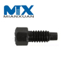 Tornillo de fijación con punta de perro completa y cabeza hexagonal