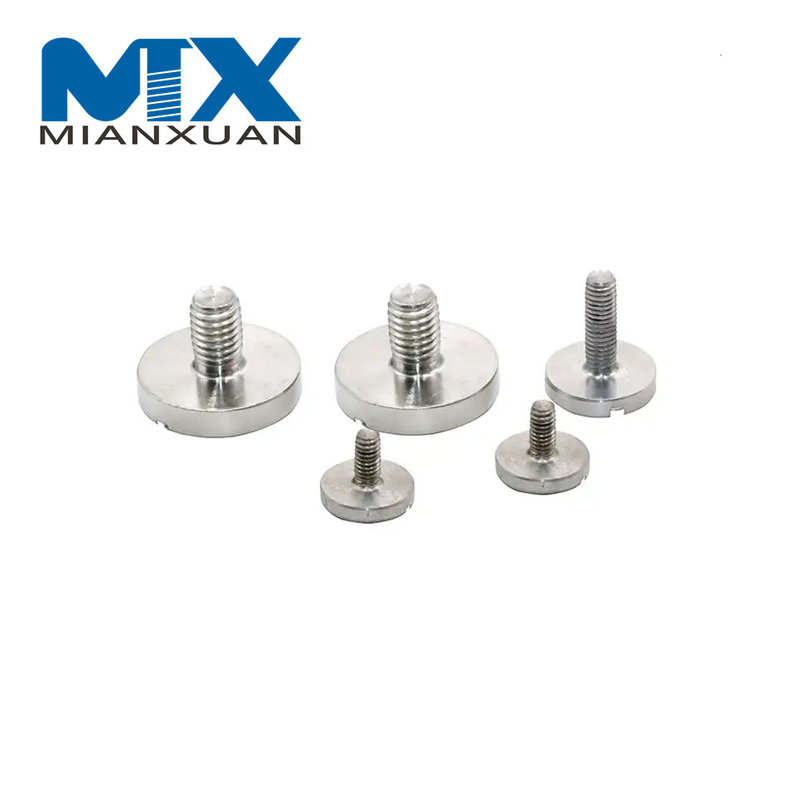 Tornillos de cabeza cilíndrica ranurada grande Tornillos de cabeza ranurada con cabeza grande