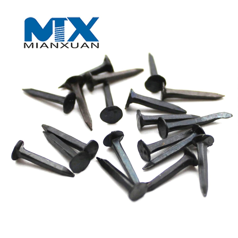 Tachuelas de acero de 1 pulgada / Clavo de cuerpo cuadrado de cabeza plana / Corte a mano azul