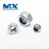 Tuercas de bloqueo de seguridad Nylock flotantes hexagonales con inserto de nailon