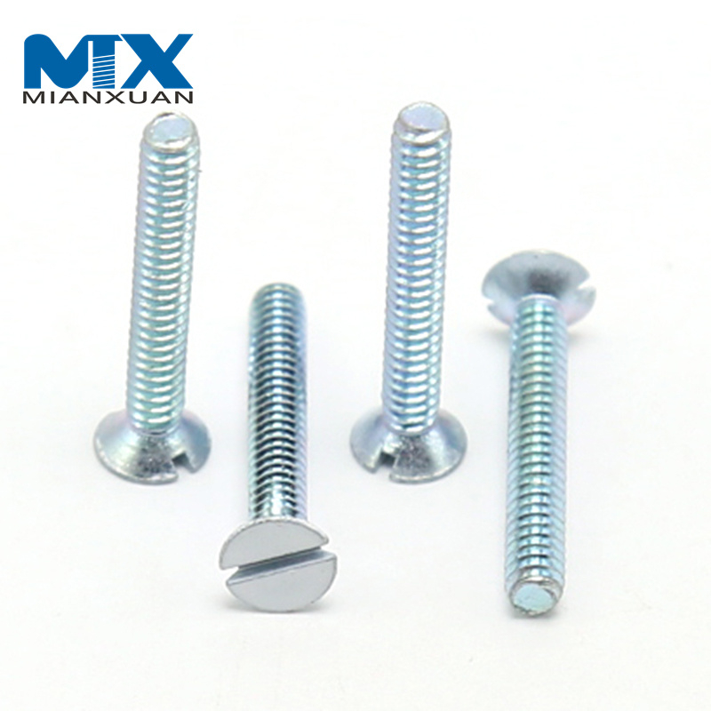Tornillos de máquina con cabeza avellanada ranurada DIN963