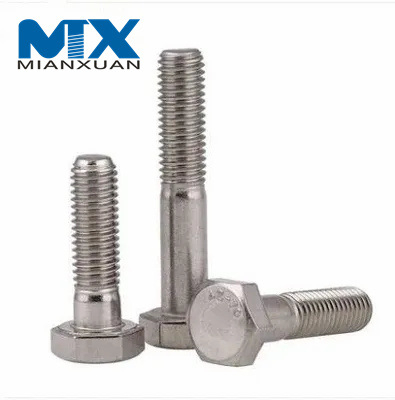 Tornillo con cabezal hexagonal Perno Pernos de vástago de ajuste hexagonal