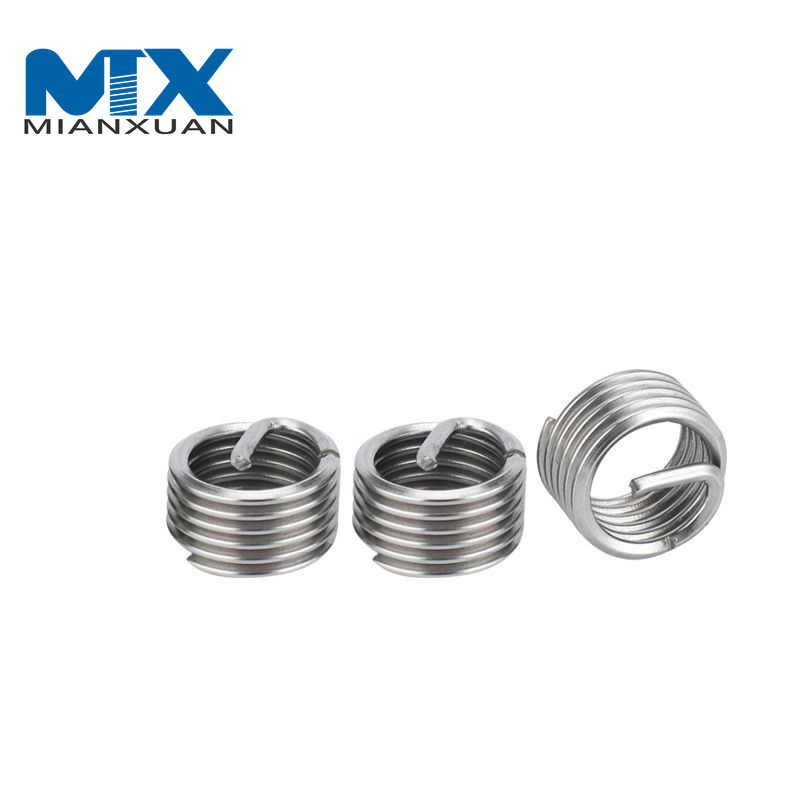 Kit surtido de insertos de hilo de alambre de bobina de acero inoxidable M3 * 0,5 * 2D DIN8140