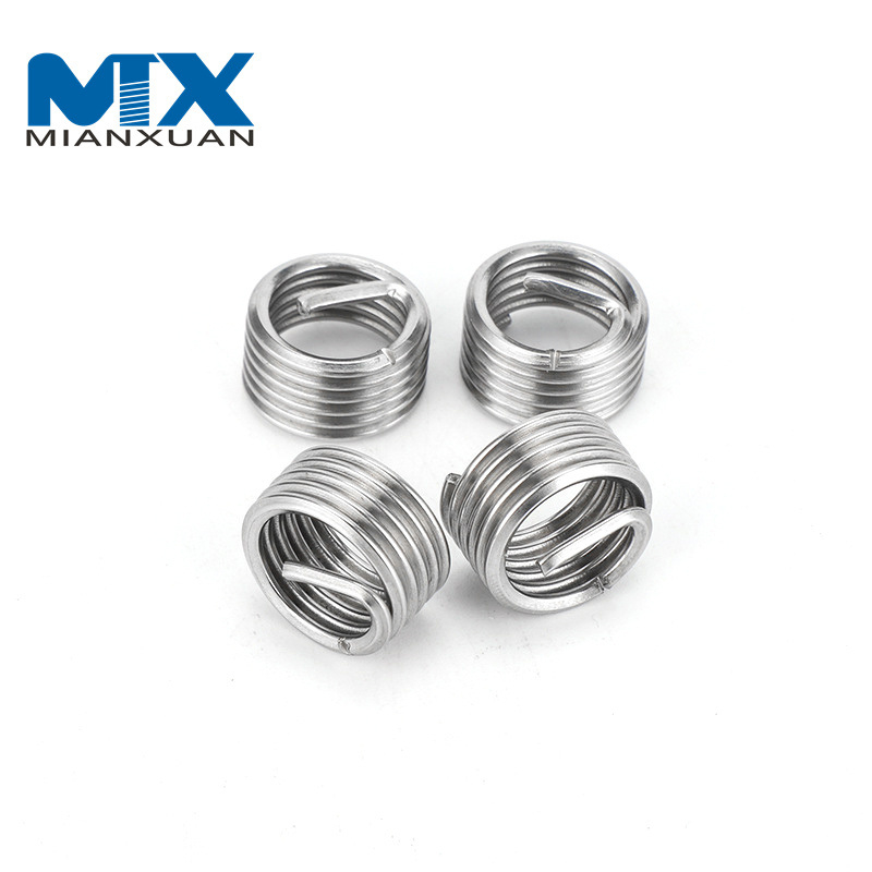 Kit surtido de insertos de hilo de alambre de bobina de acero inoxidable M3 * 0,5 * 2D DIN8140