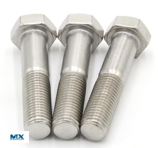 Pernos finos hexagonales Rosca fina