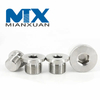Tapón de acero inoxidable con tapón de sellado hexagonal con anillo ED