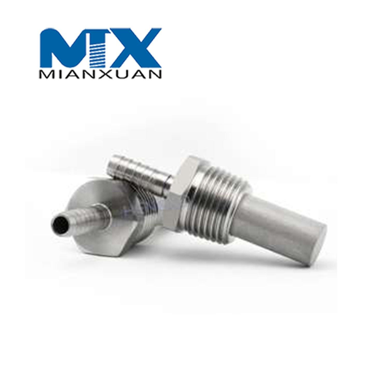 Accesorios de piedra de carbonatación 316L/piedra de difusión para tubos de acero inoxidable sinterizado de 1/8 pulgadas