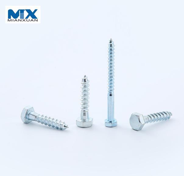 Tornillos autorroscantes de cabeza hexagonal de acero inoxidable