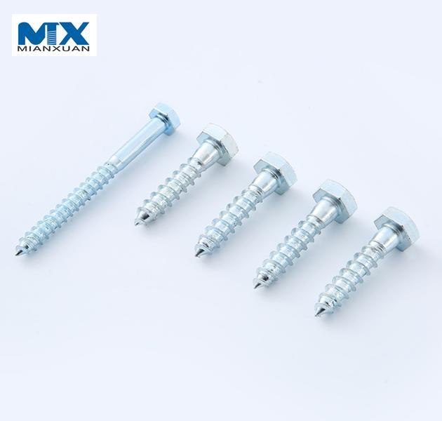 Tornillos autorroscantes de cabeza hexagonal de acero inoxidable
