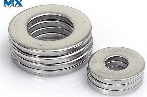 Arandelas diseñadas para usarse con pernos y tuercas de cabeza hexagonal