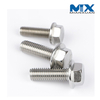 Perno de cabeza hexagonal DIN6921 de acero inoxidable con moleteado sin moleteado