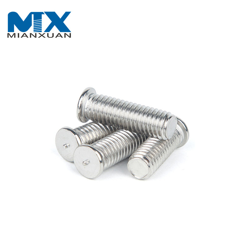 Perno prisionero de soldadura del aluminio del acero inoxidable ISO13918 tipo PT DIN32501 para la descarga del condensador