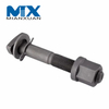 Arandela de tuercas y pernos de rueda hexagonales automotrices de acero inoxidable para camión