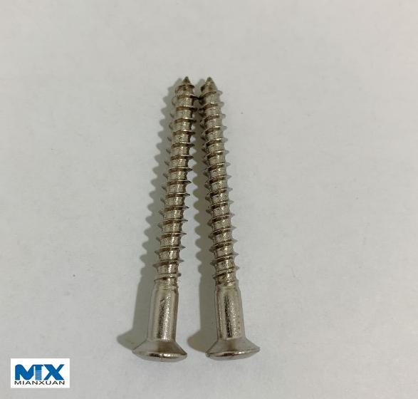 Tornillos para madera con cabeza avellanada elevada empotrada en cruz de acero inoxidable