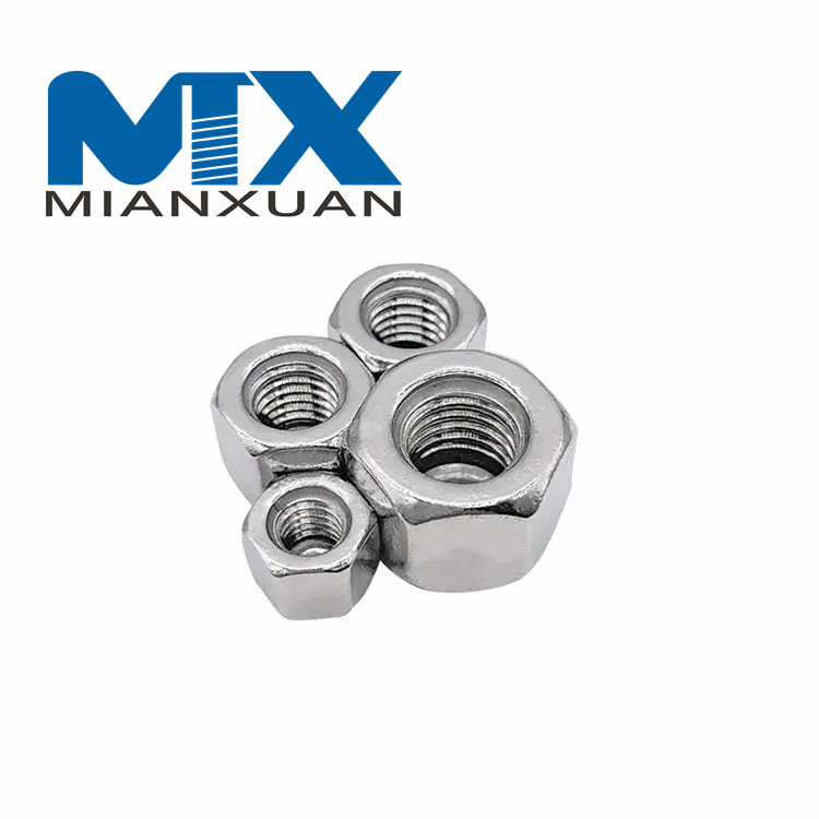 Tuercas hexagonales de acero inoxidable DIN917