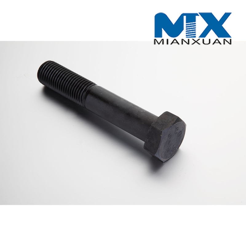 Llano estándar del cinc del negro del fabricante del acero de carbono del perno de cabeza hexagonal DIN931