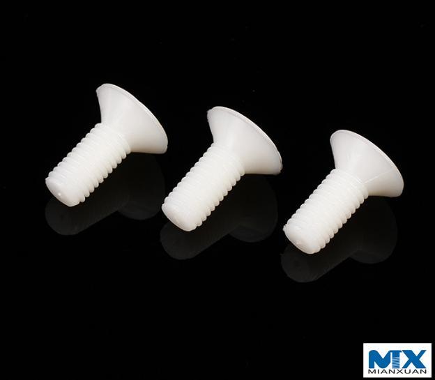 Pernos hexagonales de plástico de nailon