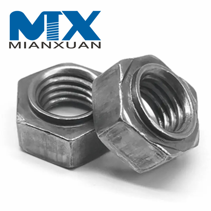Tuercas de soldadura hexagonales hexagonales por punto de proyección