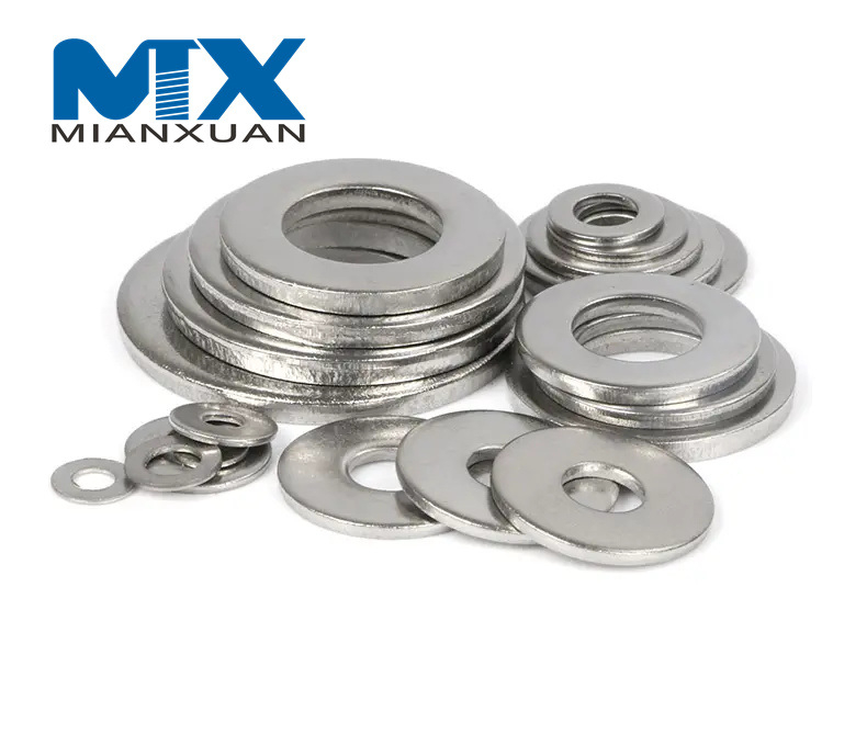 Arandela plana DIN125A de metal de acero inoxidable SS316