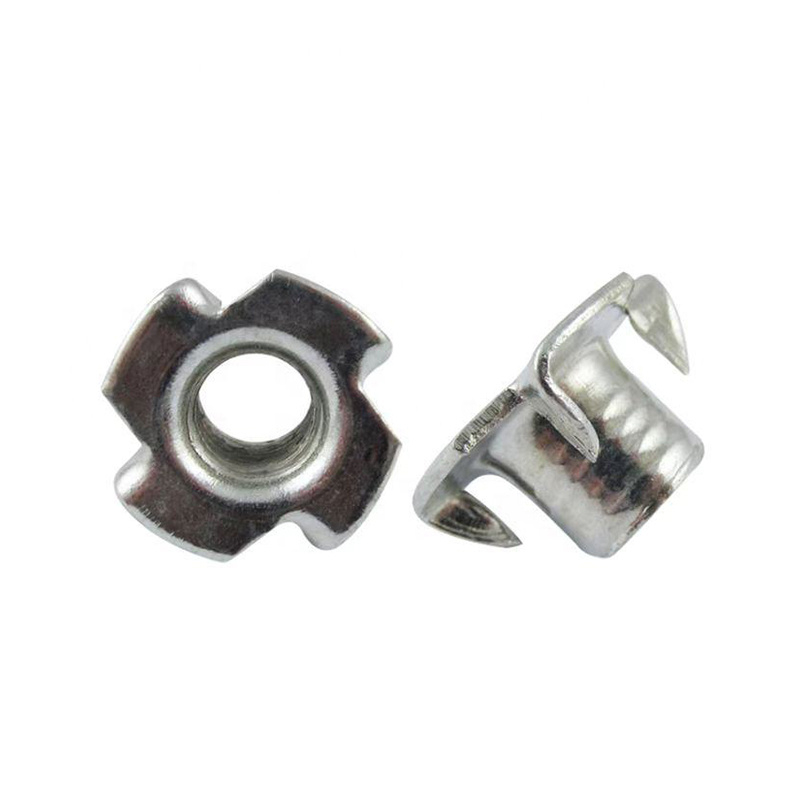Tuercas en T/de cuatro garras para construcción
