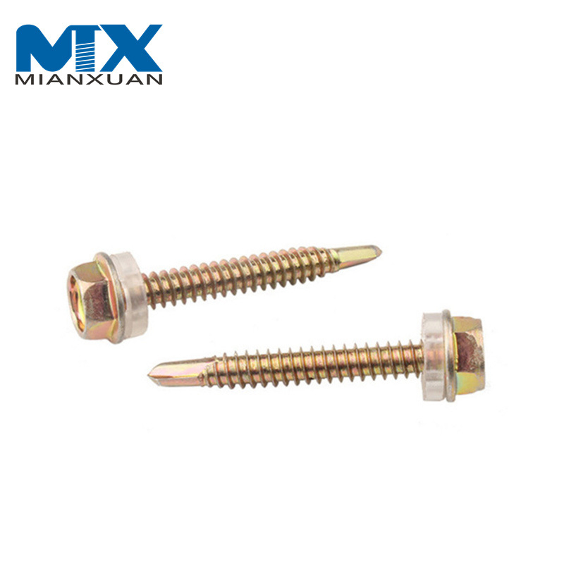 4,2*19 mm (#8*3/4 ') tornillos de cabeza plana galvanizados Csk tornillos autoperforantes C1022A precio barato