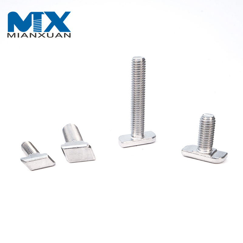 Perno en T cuadrado con cabeza de martillo de acero inoxidable A2-70