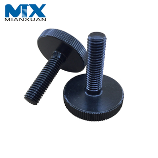 M2.5 M3 A2-70 Acero inoxidable SS304 Tornillo de pulgar moleteado Tipo bajo DIN653