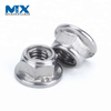 M20 M24 SS304 SS316 Tuerca de bloqueo de brida hexagonal totalmente metálica DIN6927