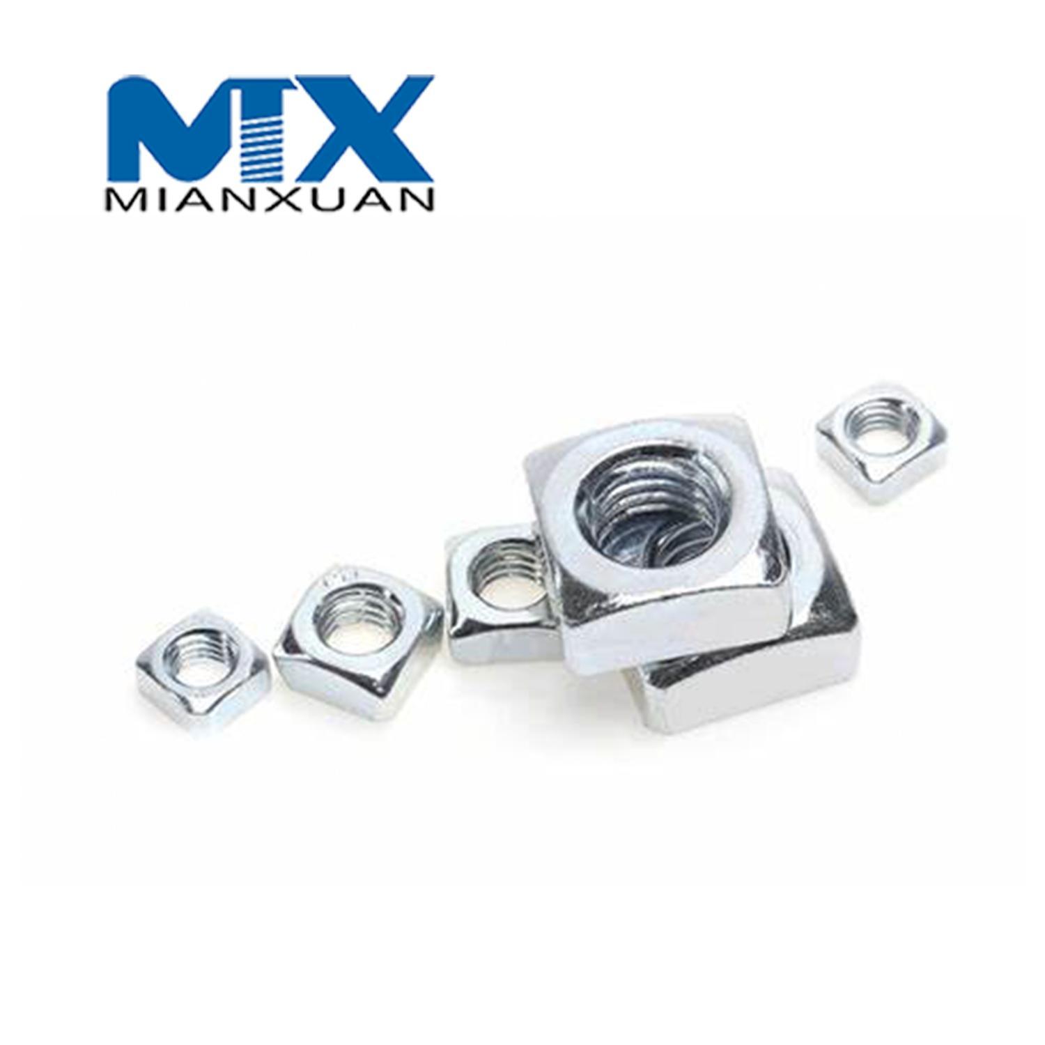 Inoxidable A2 A4 304 316 A2-70 A4-80 Tuerca cuadrada DIN 562 557 Tuerca cuadrada DIN557 DIN562 M24 M30 M36 M42 M48