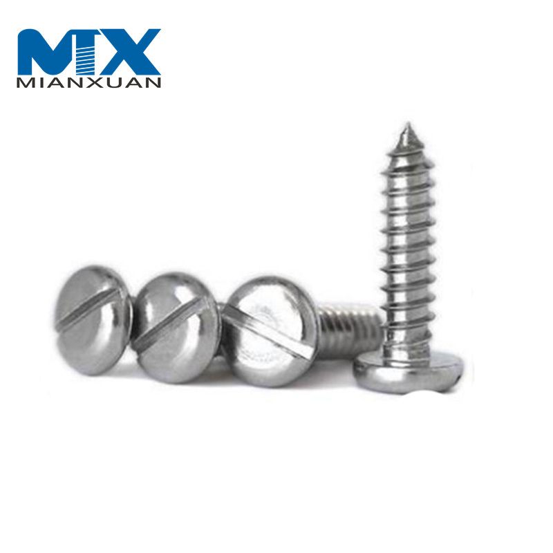 Tornillos autorroscantes ranurados de cabeza troncocónica DIN7971