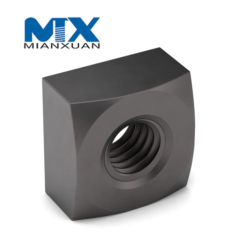 Acero al carbono 4,8 8,8 10,9 12,9 Tuerca cuadrada de acero dulce DIN 562 557 Tuerca cuadrada DIN557 DIN562 M3 M4 M5 M6 M8 HDG Galvanizado en caliente
