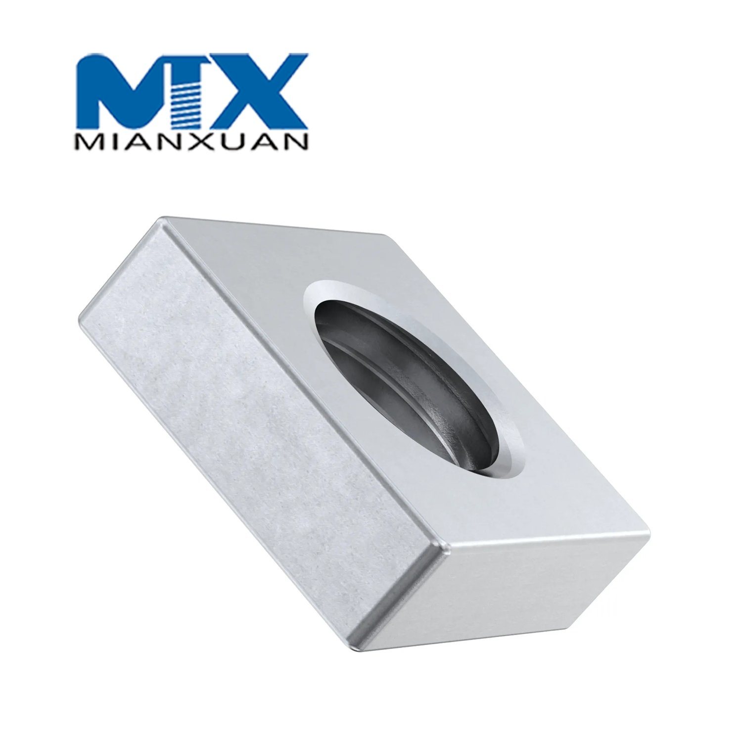 Acero al carbono 4,8 8,8 10,9 12,9 Tuerca cuadrada de acero dulce DIN 562 557 Tuerca cuadrada DIN557 DIN562 M3 M4 M5 M6 M8 HDG Galvanizado en caliente