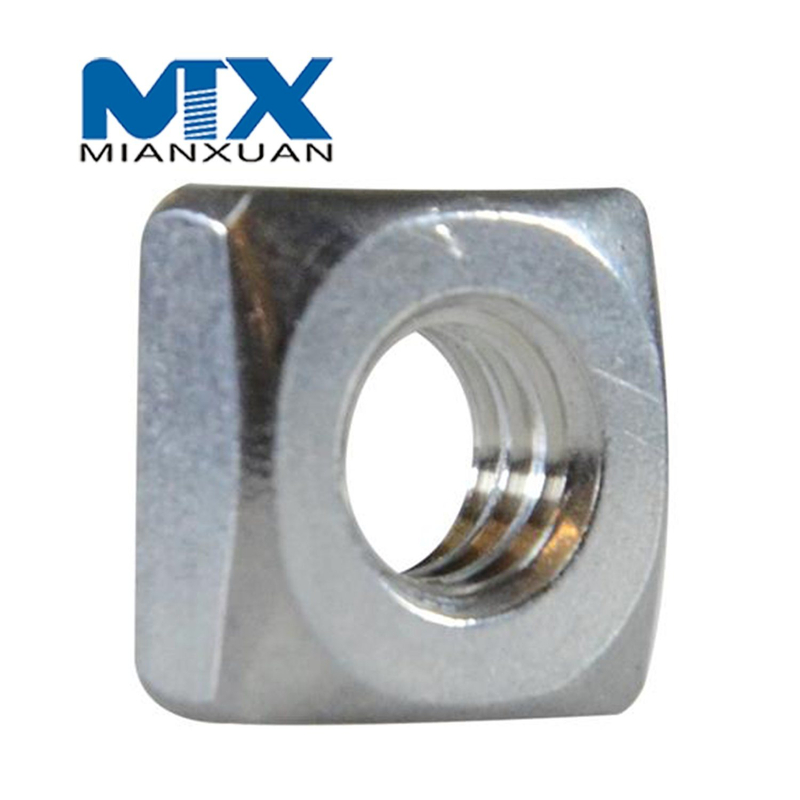 Inoxidable A2 A4 304 316 A2-70 A4-80 Tuerca cuadrada DIN 562 557 Tuerca cuadrada DIN557 DIN562 M3 M4 M5 M6 M8