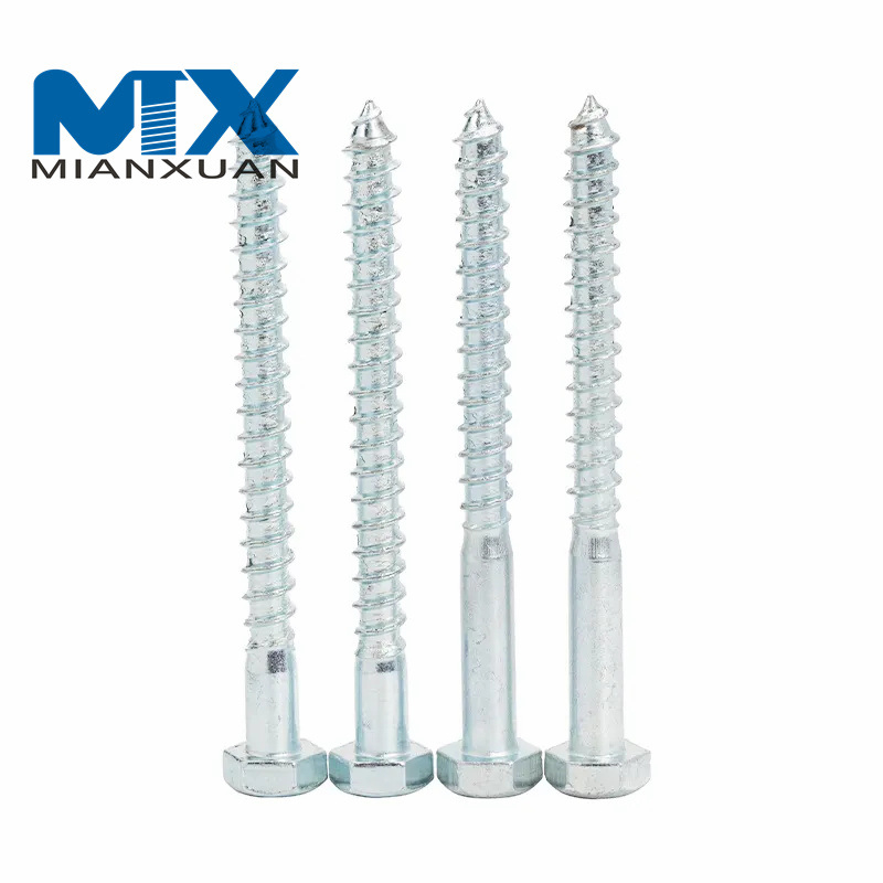 Tornillo de cabeza hexagonal DIN571 Tornillo para madera