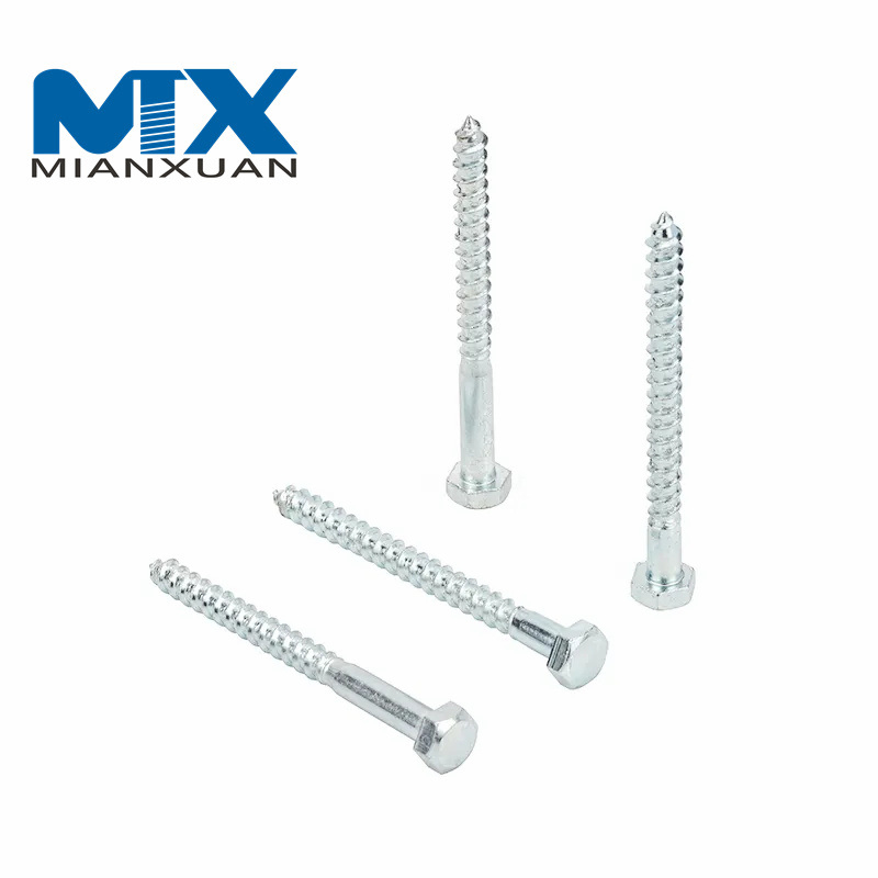 Tornillo de cabeza hexagonal DIN571 Tornillo para madera