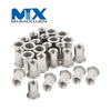 Tuerca de remache hexagonal de acero inoxidable al por mayor con sujeción de tuerca de titanio