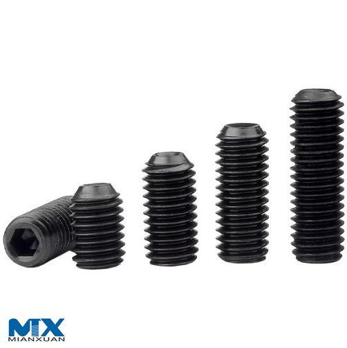 Tornillos de fijación hexagonales con punta de copa
