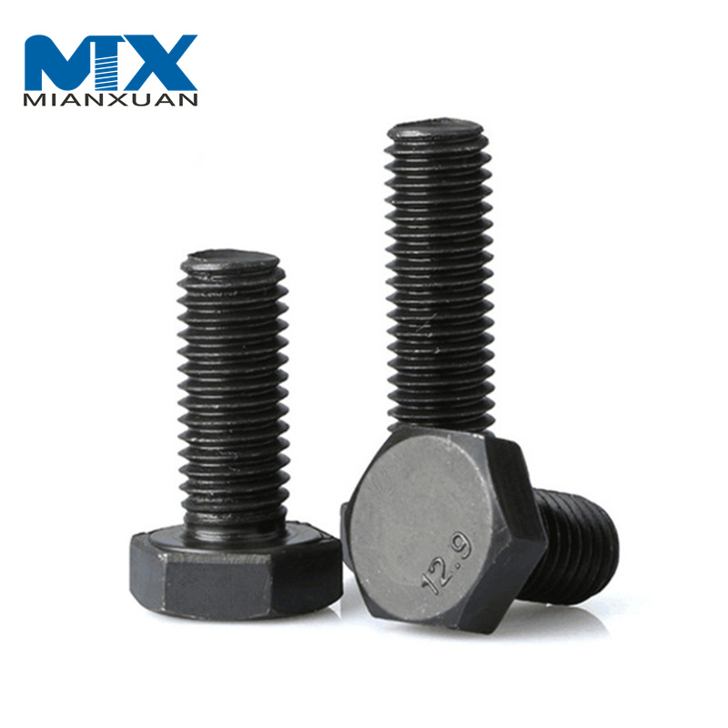 Precio al por mayor Grado 8,8 Perno y tuerca Arandela de tornillo DIN931 DIN933 Perno hexagonal galvanizado de acero inoxidable métrico