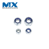 Tuerca hexagonal autoblocante con inserto de nailon