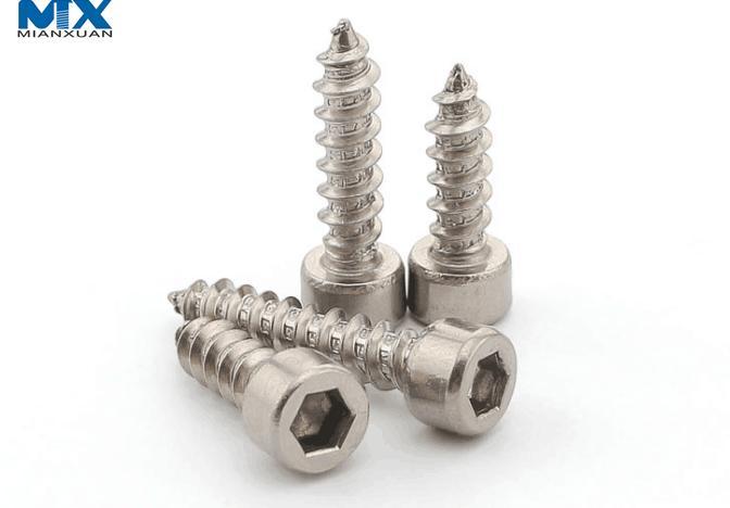 Tornillos para madera con cabeza hueca hexagonal
