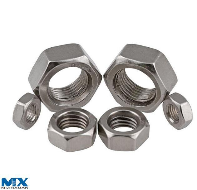 Tuercas pesadas hexagonales de acero inoxidable B8/B8m