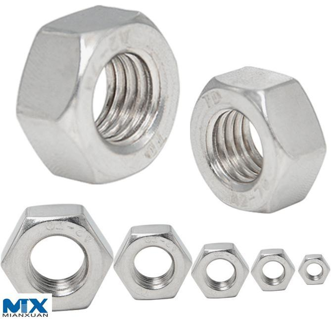 Tuercas pesadas hexagonales de acero inoxidable B8/B8m