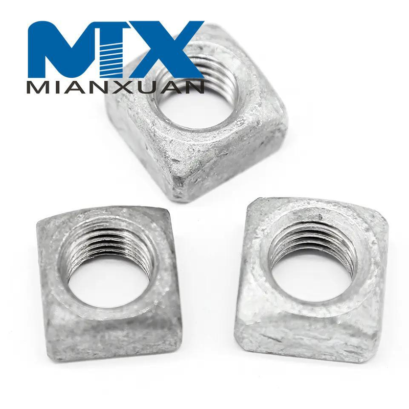 Tuerca hexagonal personalizada de alta calidad DIN557 Tuerca cuadrada de acero inoxidable 304
