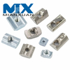 Tuerca percutor de perfil de acero inoxidable de aluminio 1/4-20 T