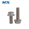 Perno de cabeza hexagonal Ifi-111 de acero inoxidable con moleteado sin moleteado