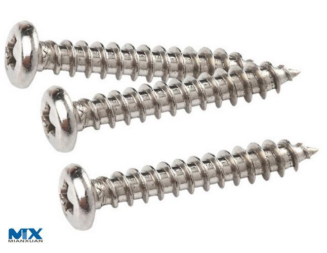 Tornillos de rosca de cabeza redonda empotrados de pH de acero inoxidable