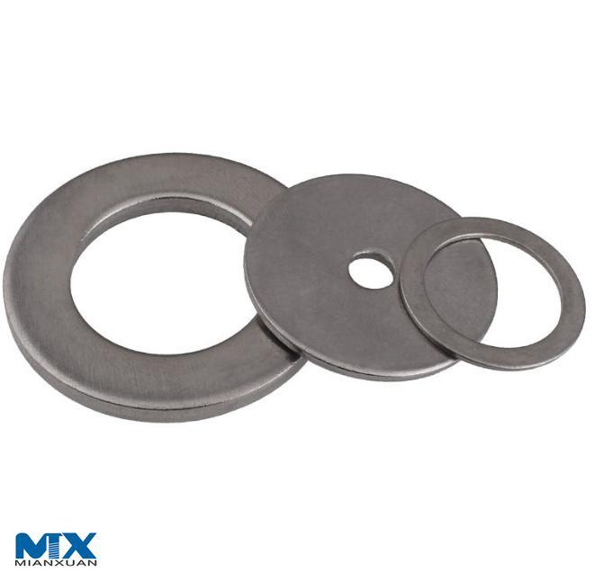Arandelas planas de acero inoxidable para pernos