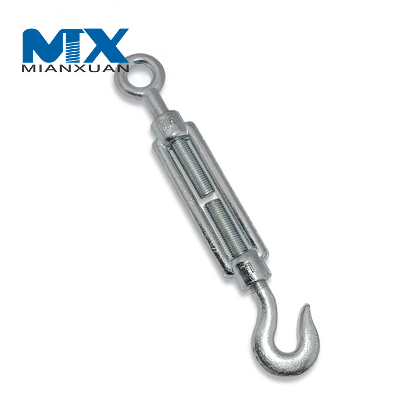 Tensor forjado galvanizado de cuerpo abierto DIN1480