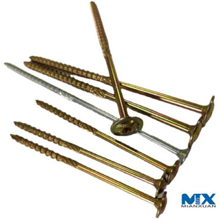 Tornillos largos para aglomerado Torx/pH con cabeza de oblea o cabeza avellanada